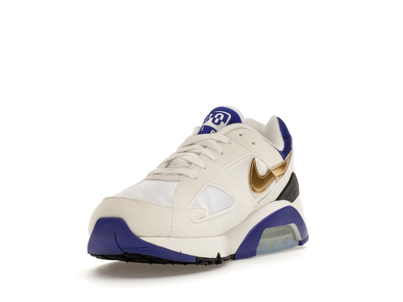 Nike Air Max 180 Summit White Concord - Summit White/Metallic Gold/Bright Concord - FJ9259-101 - 12