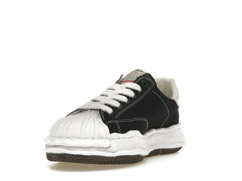 Mihara Yasuhiro Blakey OG Sole Canvas Low Black - Black/White - A08FW735 - 12