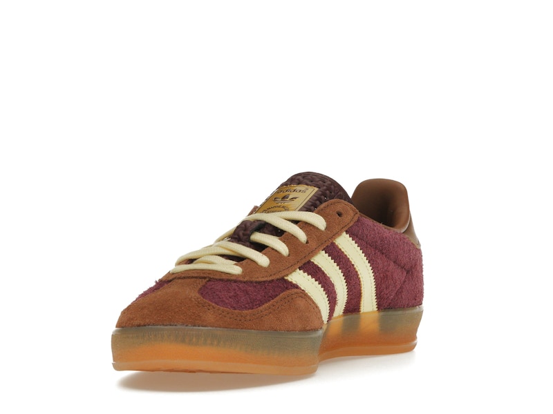 adidas Gazelle Indoor Maroon Almost Yellow - Maroon/Almost Yellow/Preloved Brown - JI0324 - 12