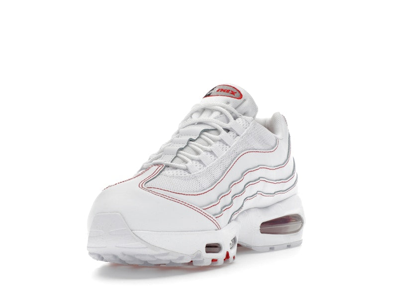Nike Air Max 95 OG Big Bubble White University Red - White/University Red/Wolf Grey - IB7936-100 - 12
