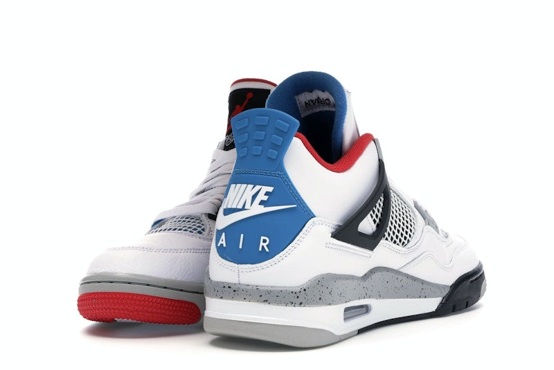 Air Jordan 4 Retro What The - White/Military Blue-Fire Red-Black-Cement Grey - CI1184-146 - 12
