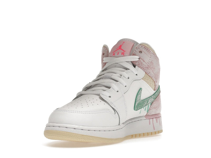 Air Jordan 1 Mid Paint Drip (GS) - weergave 12