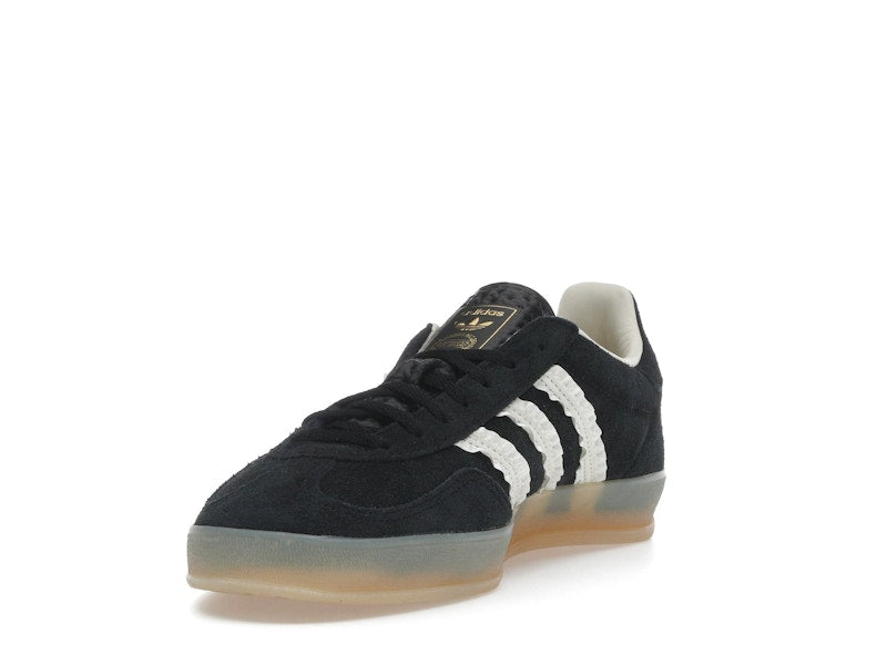 adidas Gazelle Indoor Core Black Cream White Gum (Women's) - Core Black/Cream White/Gum - JS1412 - 12