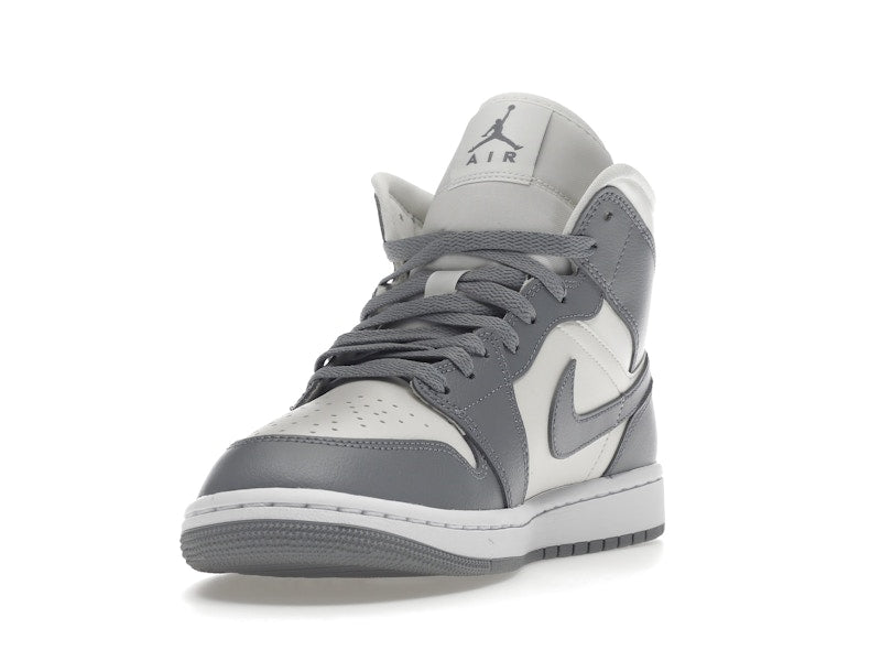 Air Jordan 1 Mid Stealth (W) - Sail/Stealth-White - BQ6472-115 - 12