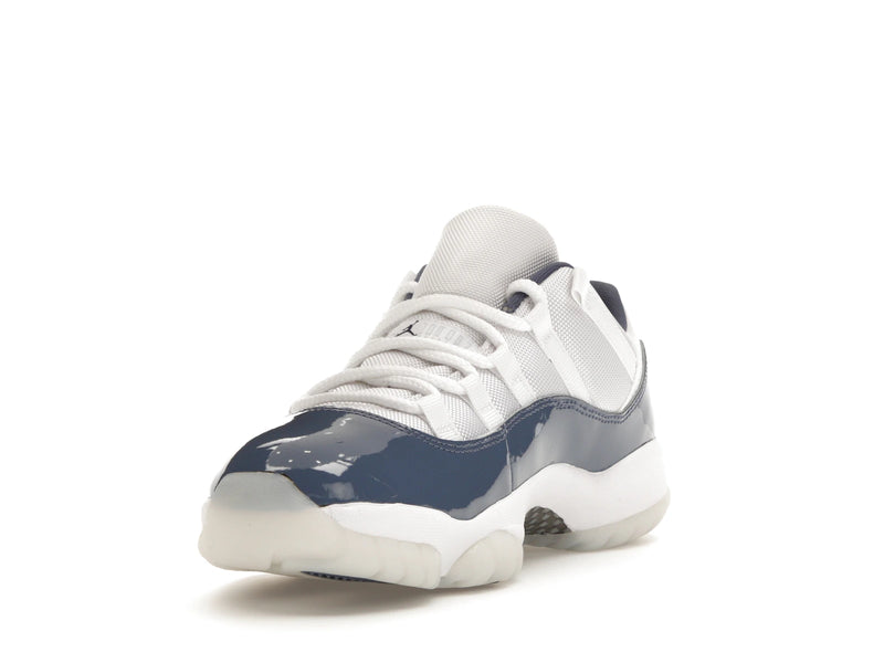Air Jordan 11 Retro Low Midnight Navy (2024) - White/Midnight Navy/Diffused Blue/Football Grey - FV5104-104 - 12