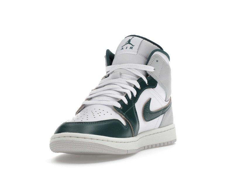 Air Jordan 1 Mid SE Oxidized Green - White/Sail/Neutral Grey/Oxidized Green - FQ7720-103 - 12