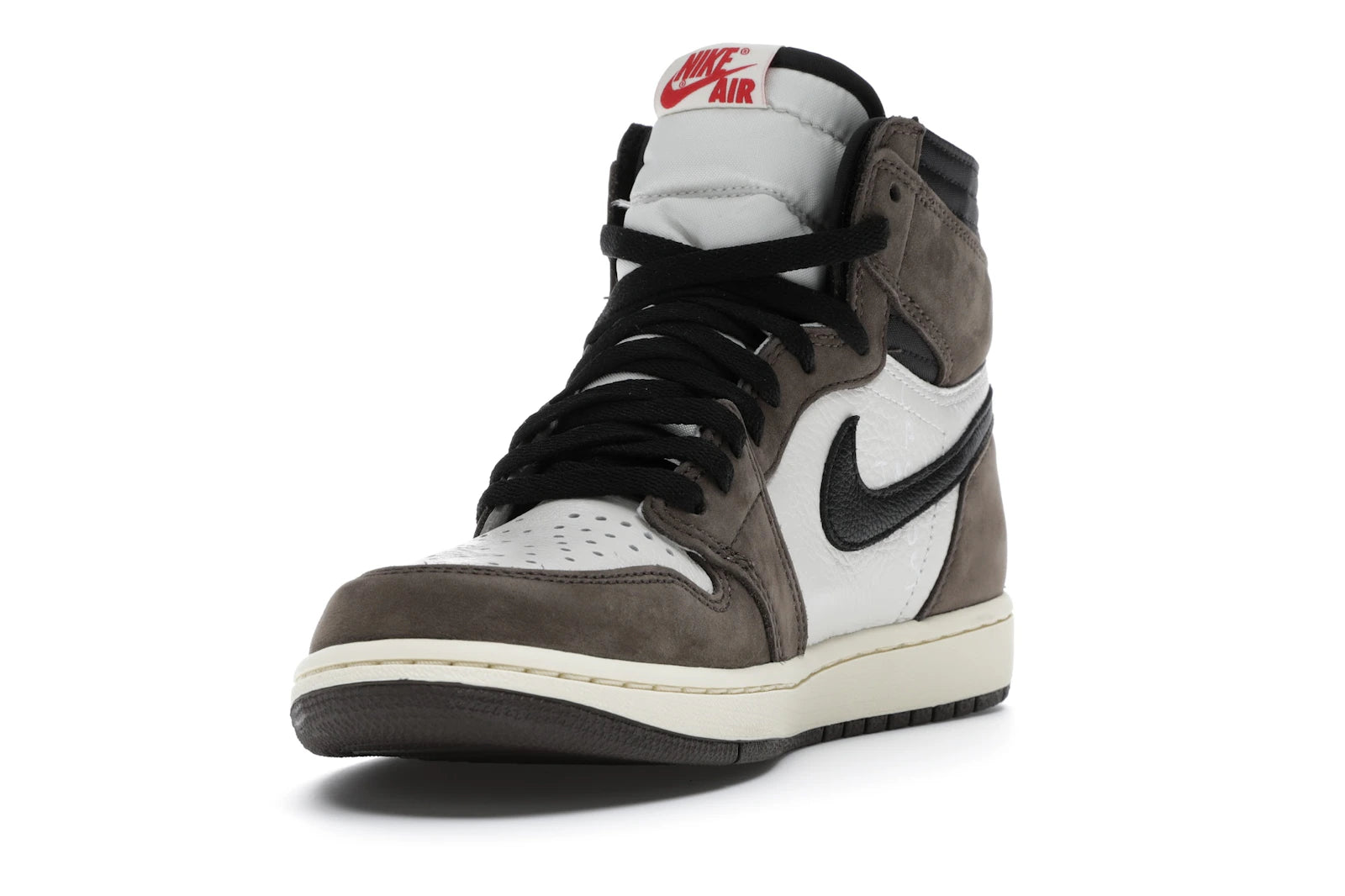 Air Jordan 1 Retro High Travis Scott - Sail/Black-Dark Mocha-University Red - CD4487-100 - 12