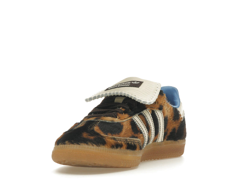 Adidas Samba Pony Wales Bonner Leopard - Dark Brown/Cream White - IE0578 - 12
