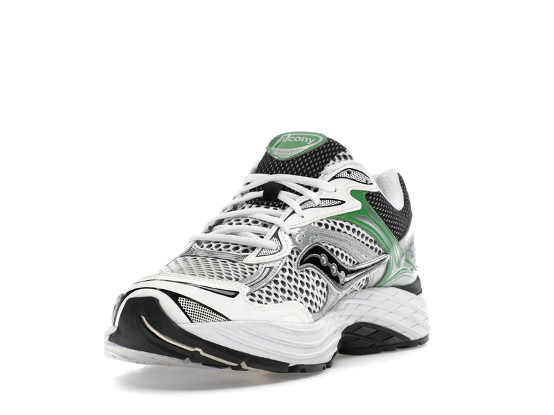 Saucony Progrid Omni 9 White Black Silver Green - Silver/Green - S70739-17 - 12