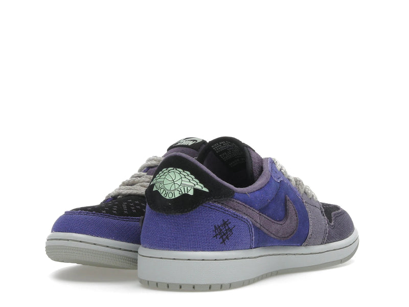 Air Jordan 1 Retro Low OG Zion Williamson Voodoo Alternate - Regency Purple/Vapor Green/Black/Dark Raisin/Daybreak/Light Silver - IH2309-500 - 12