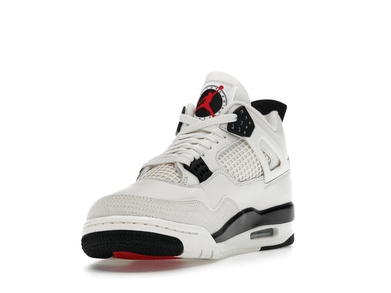 Air Jordan 4 Retro OG Flight Club - Sail/Black/University Red - IM4002-100 - 12