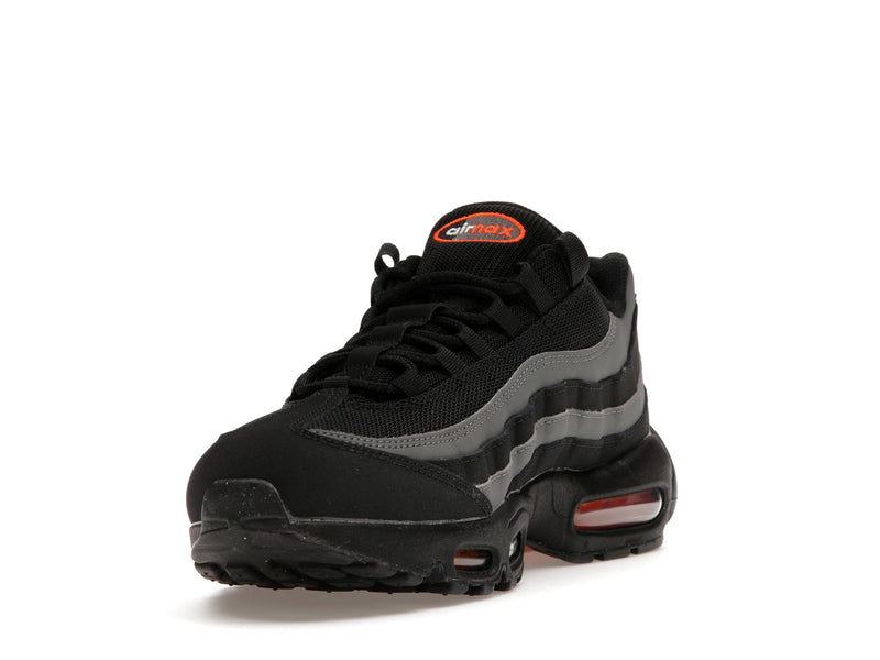 Nike Air Max 95 Black Grey Safety Orange - Black/Grey/Safety Orange - DX2657-001 - 12