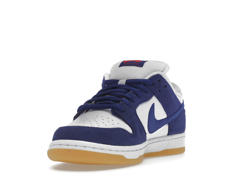 Nike SB Dunk Low Los Angeles Dodgers - Deep Royal Blue/White-Sport Red-Gum Light Brown - DO9395-400 - 12
