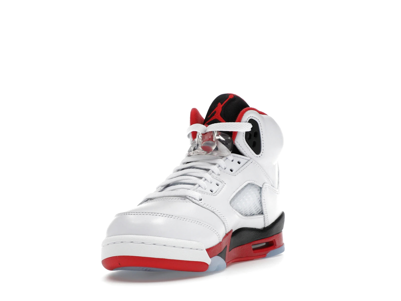 Air Jordan 5 Retro Fire Red Black Tongue (2025) (GS) - White/Fire Red/Black - HQ7980-101 - 12