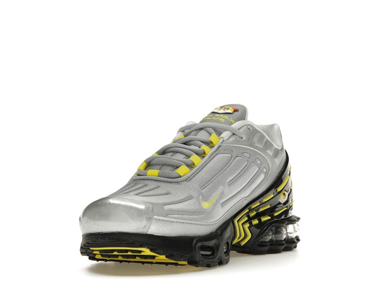 Nike Air Max Plus 3 Metallic Silver Opti Yellow - Metallic Silver/Light Smoke Grey/Obsidian/Opti Yellow - FZ4623-001 - 12