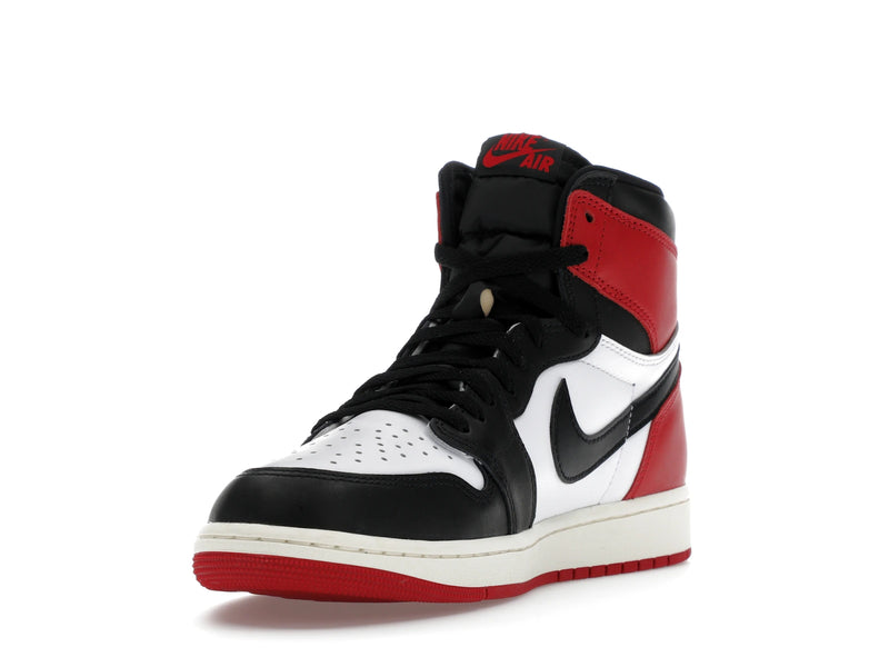 Air Jordan 1 Retro High OG Black Toe Reimagined - Black/Black/Varsity Red/White - DZ5485-106 - 12