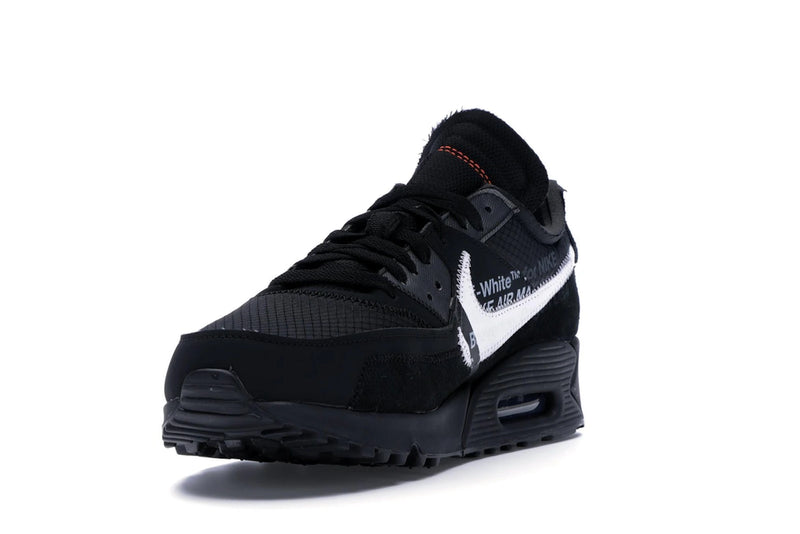 Nike Air Max 90 Off White Black - Black/Black-Cone-White - AA7293-001 - 12