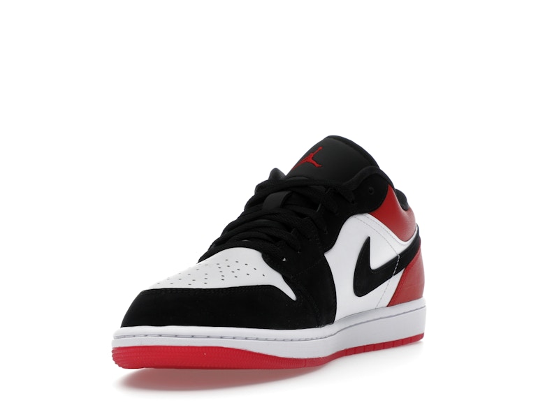 Air Jordan 1 Low SE Black Toe (2025) - White/Black/Gym Red - IB8971-106 - 12