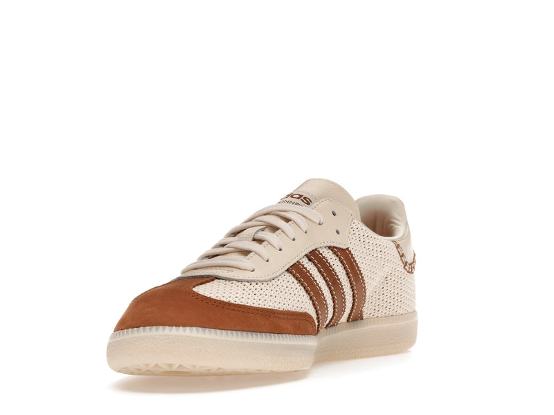 Adidas Samba Wales Bonner Cream White - Cream White/Brown/Cream White - FX7720 - 12