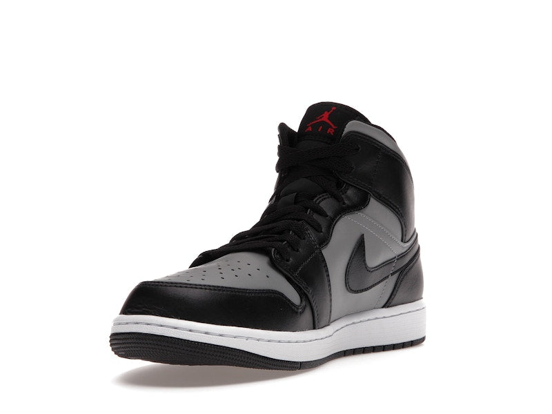 Air Jordan 1 Mid Shadow Red - Black/Gym Red-Particle Grey - 554724-096 - 12