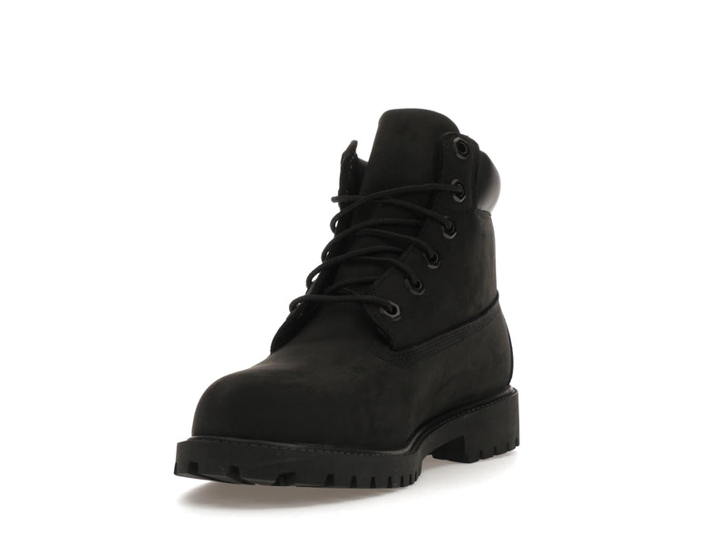 Timberland 6 Inch Premium Boot Black (GS) - Black Nubuck - TB012907-001 - 12