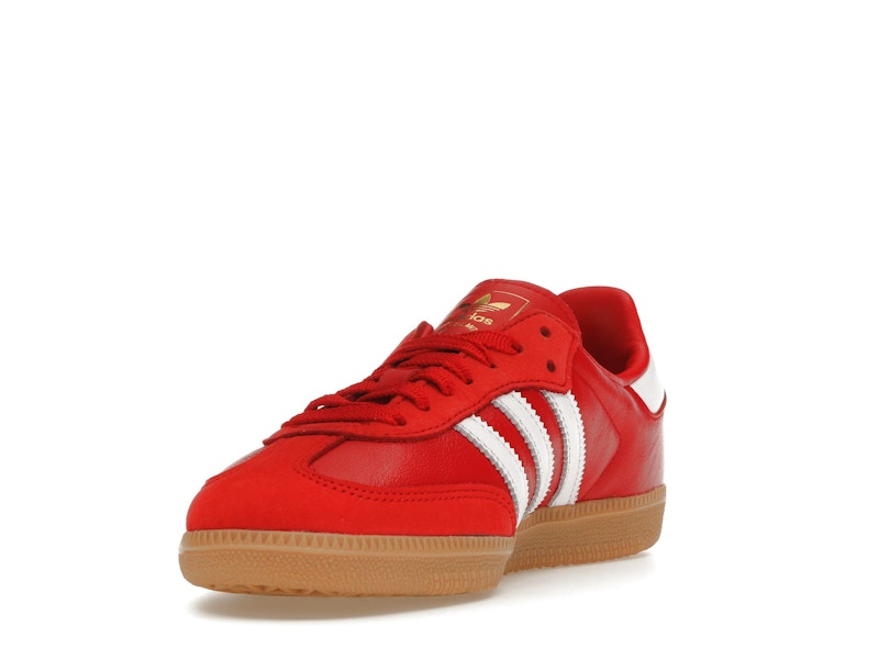 adidas Samba OG Better Scarlet (Women's) - White/Better Scarlet/Gum - IE6524 - 12