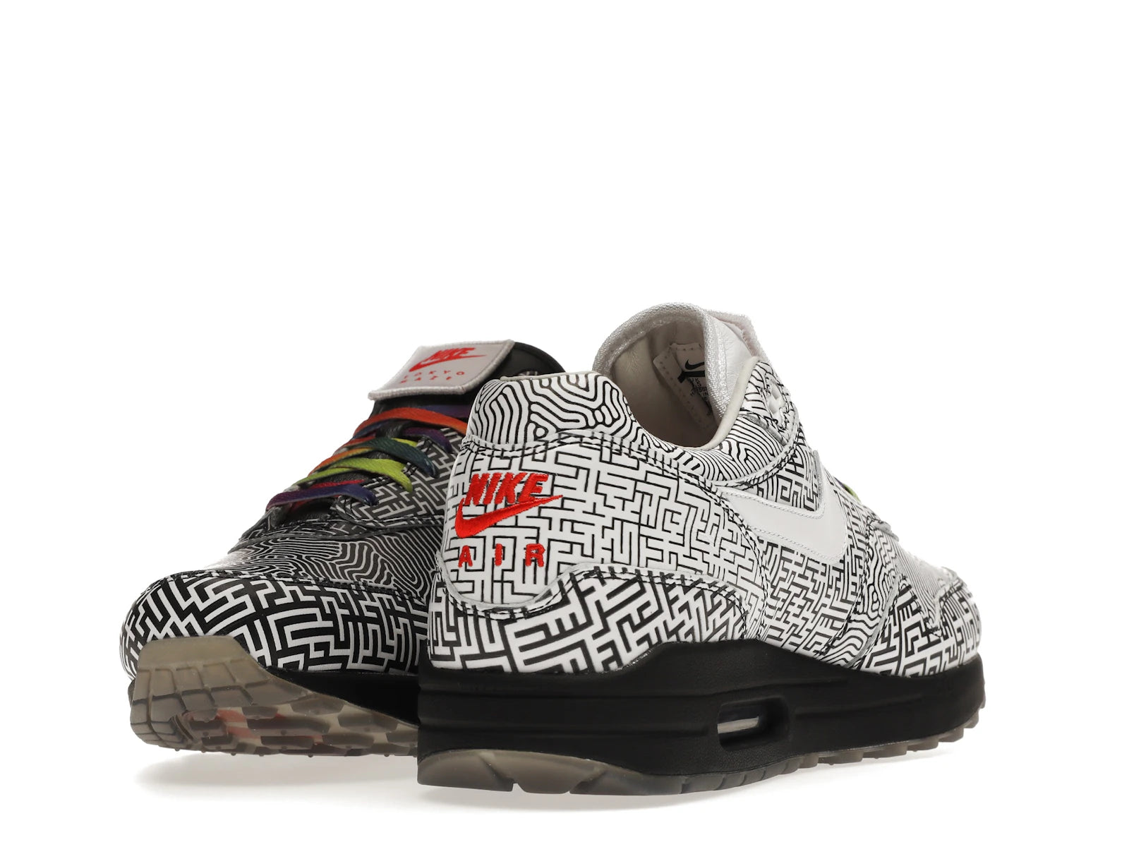 Nike Air Max 1 Tokyo Maze - White/Black-Multi-Color - CI1505-001 - 12