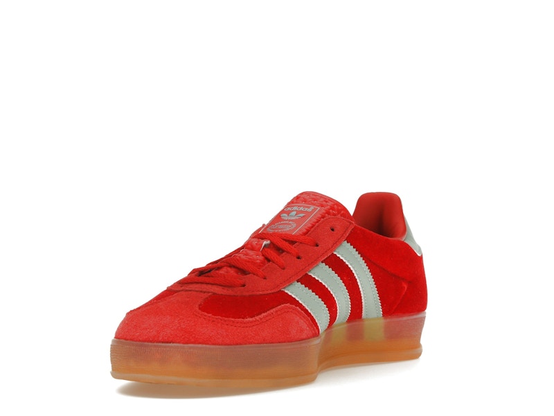 adidas Gazelle Indoor Better Scarlet Hazy Green (Women's) - Better Scarlet/Hazy Green/Gum - IG6786 - 12