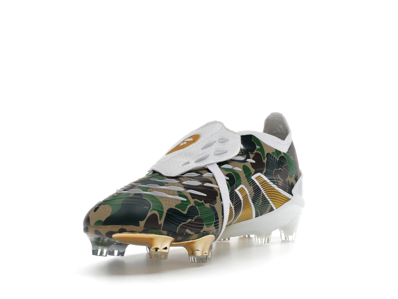 Adidas Predator Elite Foldover Tongue Fg Bape Green Camo - Hemp/Gold Metallic/White - JS3104 - 12