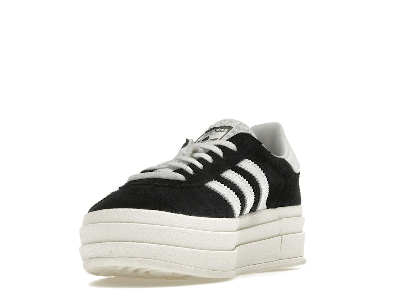 adidas Gazelle Bold Core Black White (Women's) - Core Black/Footwear White/Core White - HQ6912 - 12