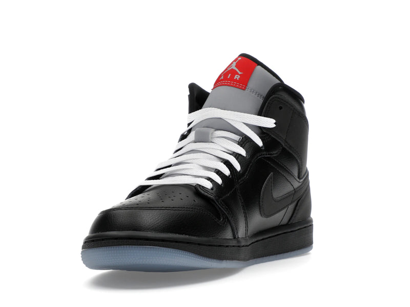 Air Jordan 1 Mid SE Black Metallic Reimagined - Black/Silver Metallic/University Red - HV5177-010 - 12