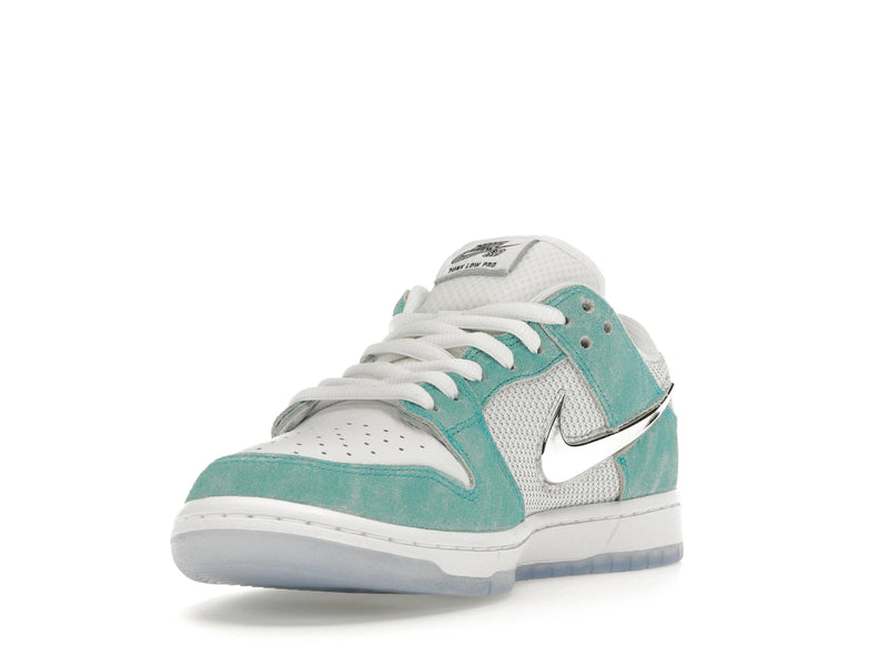 Nike SB Dunk Low April Skateboards - Turbo Green/Metallic Silver/Turbo Green - FD2562-400 - 12