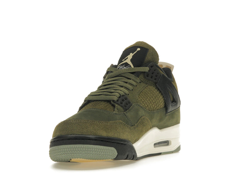 Air Jordan 4 Retro SE Craft Medium Olive - Medium Olive/Pale Vanilla/Khaki/Black/Sail - FB9927-200 - 12