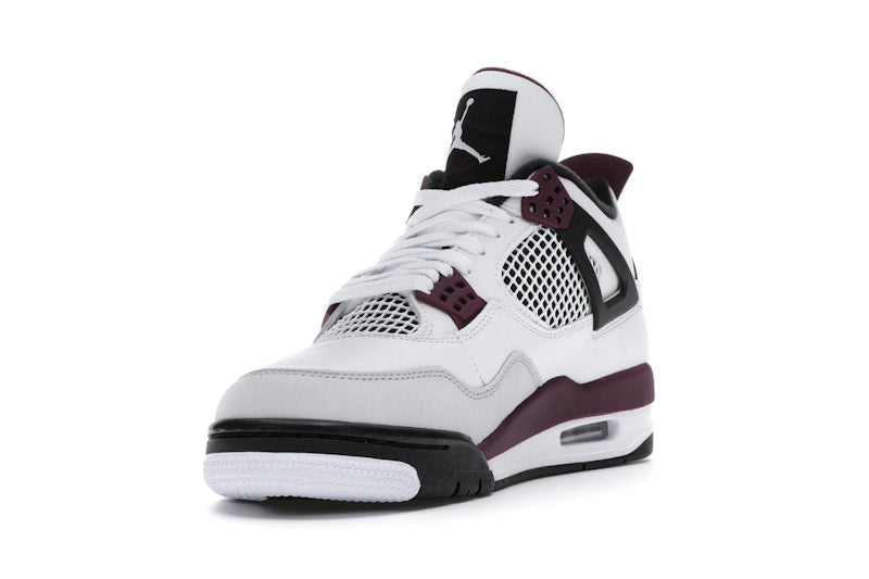 Air Jordan 4 Retro Psg Paris Saint Germain - White/Black-Metallic Gold-Bordeaux - CZ5624-100 - 12