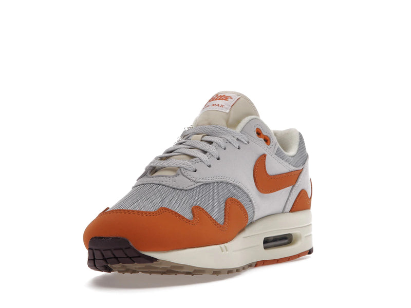 Nike Air Max 1 Patta Waves Monarch With Bracelet - Metallic Silver/Monarch-Pure Platinum - DH1348-001 - 12