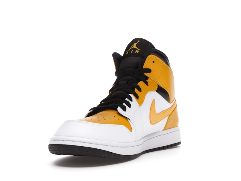 Air Jordan 1 Mid University Gold - White/University Gold-Black - 554724-170 - 12
