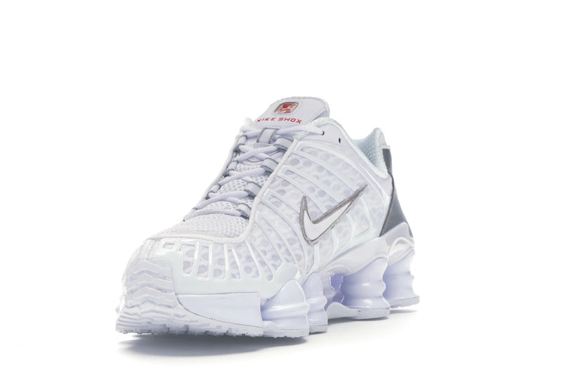 Nike Shox Tl White Metallic Silver - White/Metallic Silver-Max Orange-White - AV3595-100 - 12