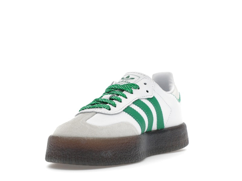 adidas Sambae Cloud White Green (Women's) - Cloud White / Green / Off White - IE9105 - 12