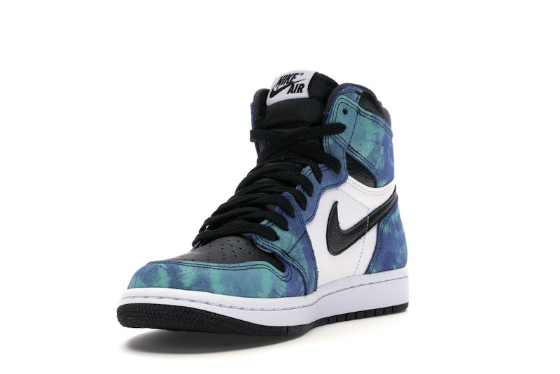 Air Jordan 1 Retro High Tie Dye (W) - White/Black-Aurora Green - CD0461-100 - 12