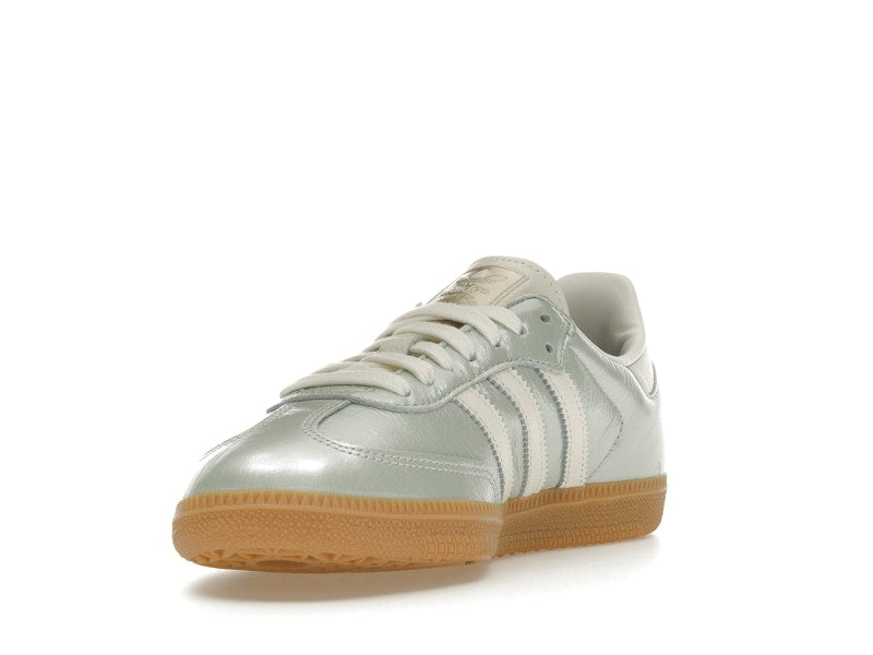 adidas Samba OG Linen Green Metallic (Women's) - Linen Green Metallic/Off White/Cyber Metallic - IG1965 - 12