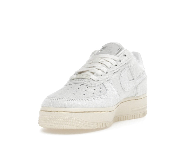 Nike Air Force 1 Low '07 Sail Pony Hair (Women's) - Sail/Muslin - II7398-100 - 12