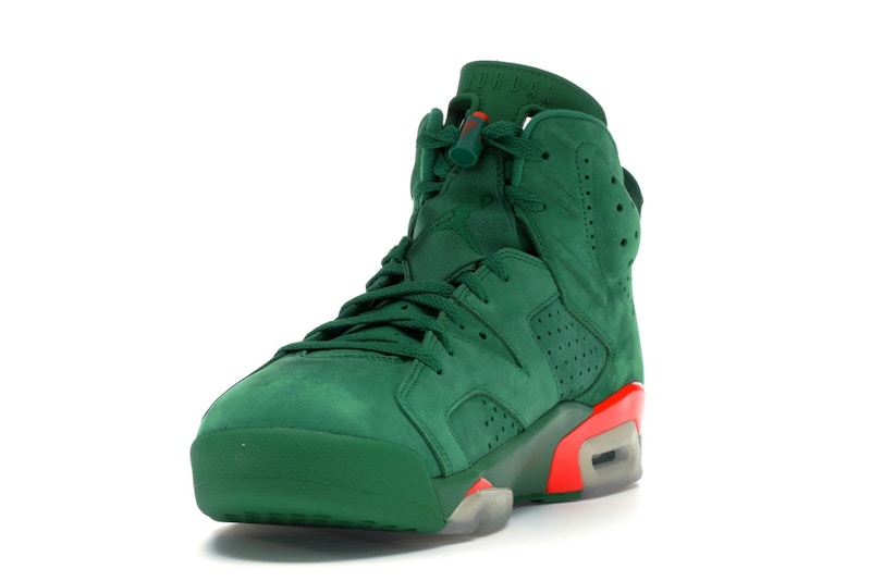 Air Jordan 6 Retro Gatorade Green - Pine Green/Orange Blaze-Pine Green - AJ5986-335 - 12