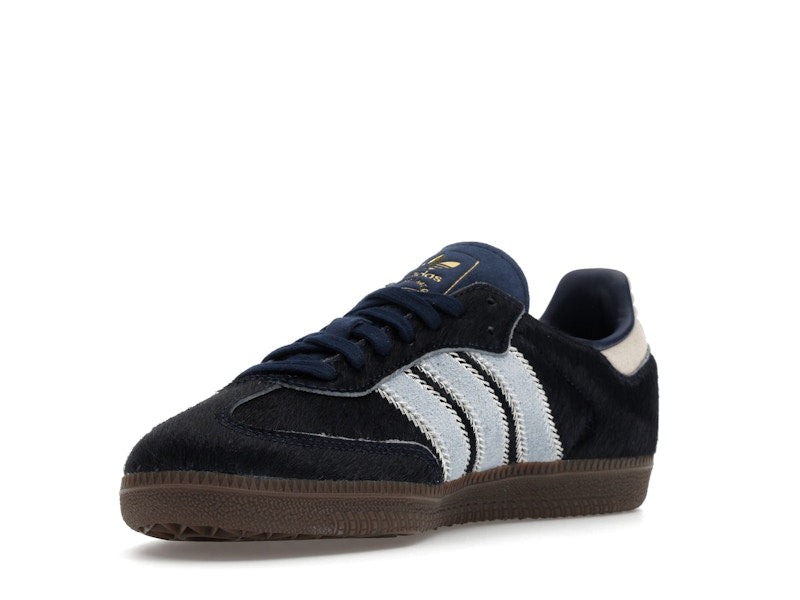 adidas Samba OG Pony Hair Night Indigo Clear Sky (Women's) - Night Indigo/Clear Sky/Tactile Blue - JS3934 - 13