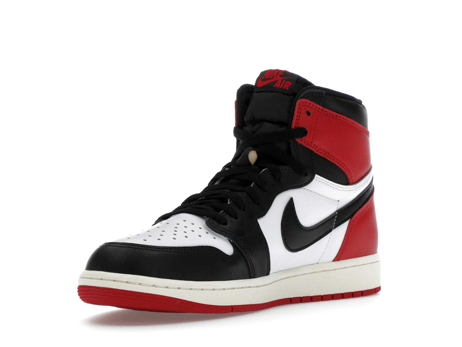 Air Jordan 1 Retro High OG Black Toe Reimagined - Black/Black/Varsity Red/White - DZ5485-106 - 13