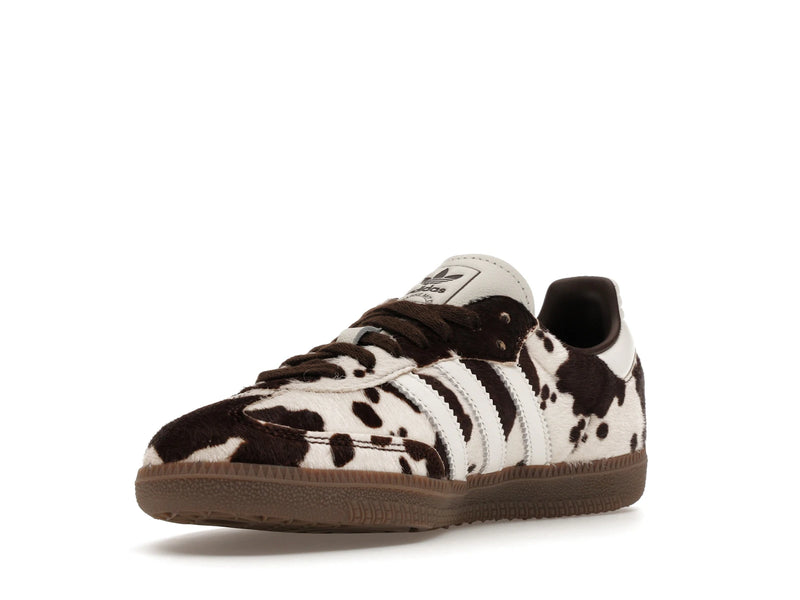 Adidas Samba OG Cow Print Dark Brown White - Dark Brown/Cloud White/Gum - KK2238 - 13