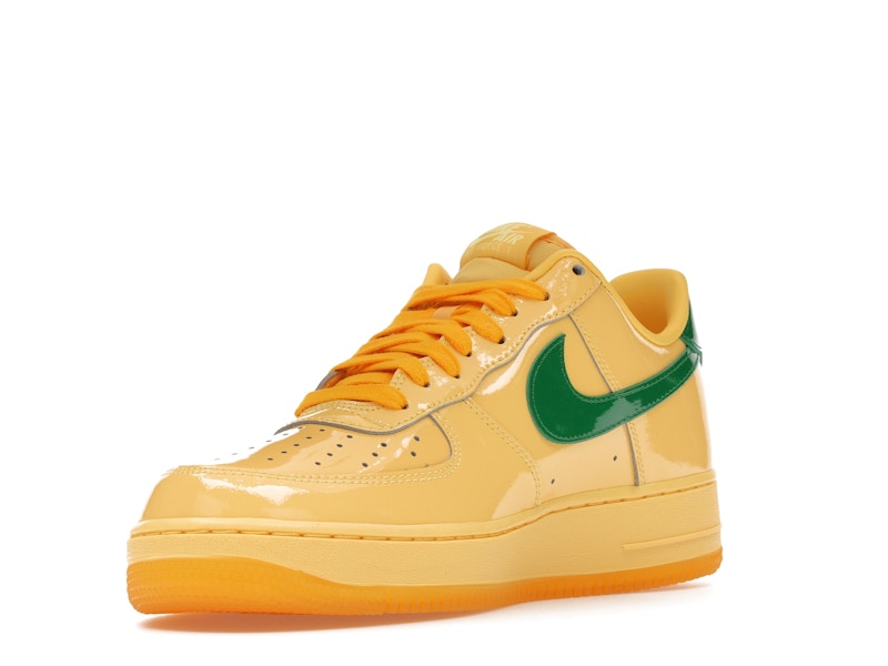Nike Air Force 1 Low Patent Leather Topaz Gold Pine Green - Ansicht 14