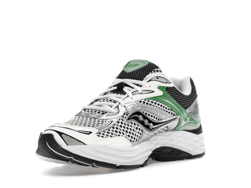 Saucony Progrid Omni 9 White Black Silver Green - Silver/Green - S70739-17 - 13