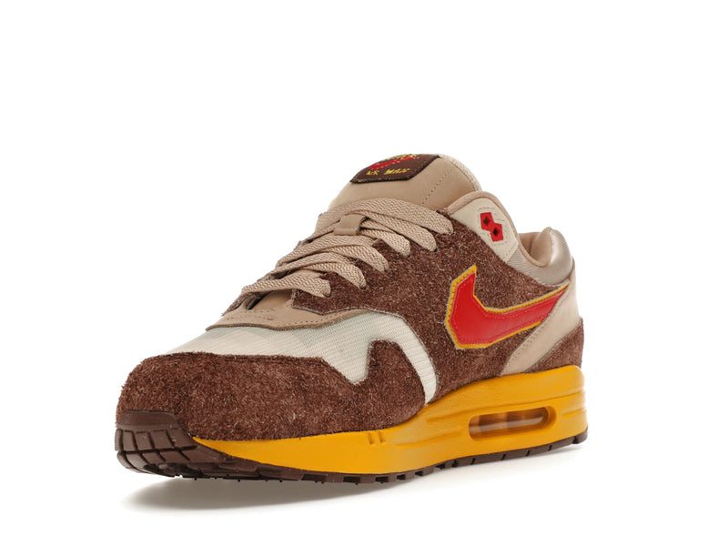 Nike Air Max 1 Swoosh Low Poly Big Head Origins - Light Chocolate/Hemp/Sand Drift/University Red - HV5776-200 - 13