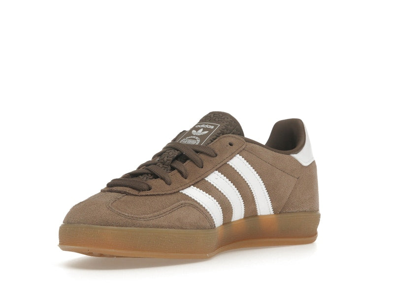 adidas Gazelle Indoor Earth Strata White Gold Metallic - Earth Strata/Cloud White/Gold Metallic - JQ0175 - 13