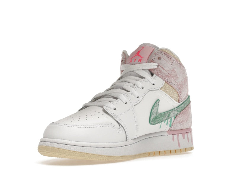 Air Jordan 1 Mid Paint Drip (GS) - weergave 13